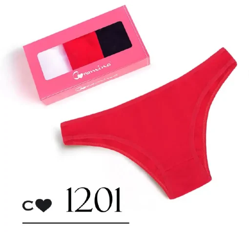 Codigo: 1201 -- coramina lenceria -- PACK X 3 vedetina lisa. Algodon lycra.