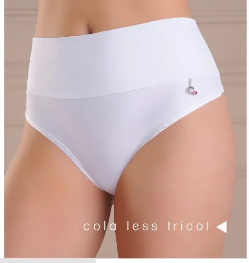 Codigo: 377 -- coramina lenceria -- Bombacha cola less con cintura ancha doble. Tricot pesado.